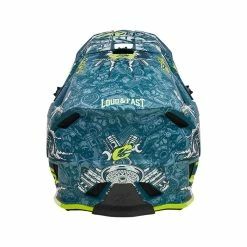 O'Neal Blade Polyacrylite HR DH Fahrrad Helm Türkis/gelb 2023 Oneal -Helme Mountainbike Verkäufe 0453 22back