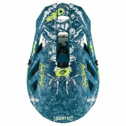 O'Neal Blade Polyacrylite HR DH Fahrrad Helm Türkis/gelb 2023 Oneal -Helme Mountainbike Verkäufe 0453 22top