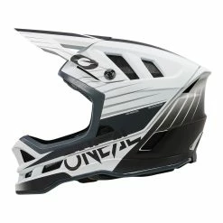 O'Neal Blade Polyacrylite Delta DH Fahrrad Helm Weiß/grau 2023 Oneal -Helme Mountainbike Verkäufe 0453 60leftside