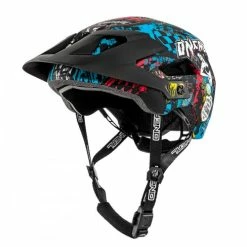 O'neal Defender 2.0 Wild All Mountain MTB Fahrrad Helm Schwarz/multi 2023 Oneal