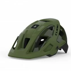 Cube Strover MTB Fahrrad Helm Olive Grün 2023