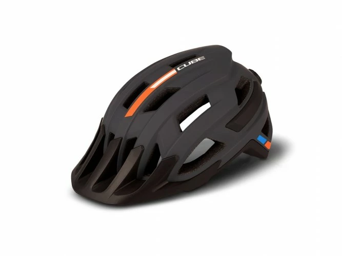 Cube Rook X Action Team MTB Fahrrad Helm Grau/orange 2023 3 Cube Rook X Action Team MTB Fahrrad Helm Grau/orange 2023