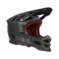 O'Neal Blade Carbon IPX DH Fahrrad Helm Matt Schwarz 2023 Oneal -Helme Mountainbike Verkäufe 2022ONealBLADECARBONIPXV.22blackcarbon45left