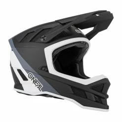 O'Neal Blade Hyperlite Charger DH Fahrrad Helm Schwarz/weiß 2022 Oneal -Helme Mountainbike Verkäufe 2022ONealBladeHyperliteCHARGERV.22blackwhiterightside