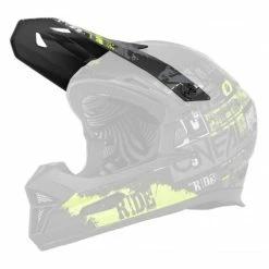 O'Neal Fury Stage Visor Helm Blende Schirm Schwarz/grau Oneal