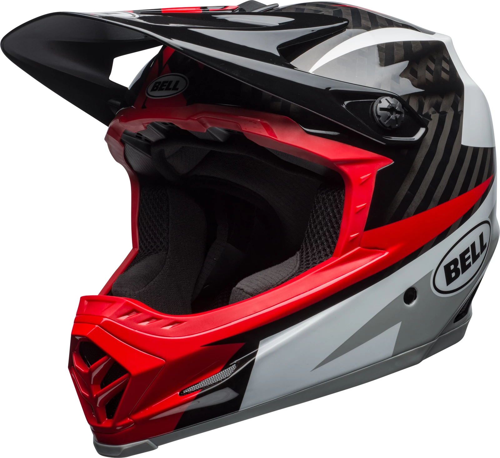 Bell Full-9 DH Fahrrad Helm Weiß/schwarz/rot 2018 3 Bell Full-9 DH Fahrrad Helm Weiß/schwarz/rot 2018 – Bild 2