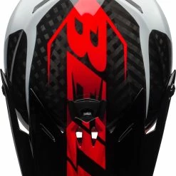 Bell Full-9 DH Fahrrad Helm Weiß/schwarz/rot 2018 7 Bell Full-9 DH Fahrrad Helm Weiß/schwarz/rot 2018 -Helme Mountainbike Verkäufe 210190009 Bell Full 9 gloss white black hibiscus rio detail5