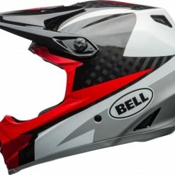 Bell Full-9 DH Fahrrad Helm Weiß/schwarz/rot 2018