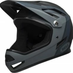 Bell Sanction DH Fahrrad Helm Schwarz/grau 2022