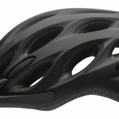 Bell Tracker MTB / Trekking Fahrrad Helm Gr.54-61cm Matt Schwarz 2022 -Helme Mountainbike Verkäufe 210253001 bell tracker matte black left