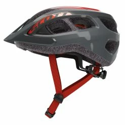 Scott Supra MTB Fahrrad Helm Gr.54-61cm Grau/fade Rot 2022 -Helme Mountainbike Verkäufe 2752116928A