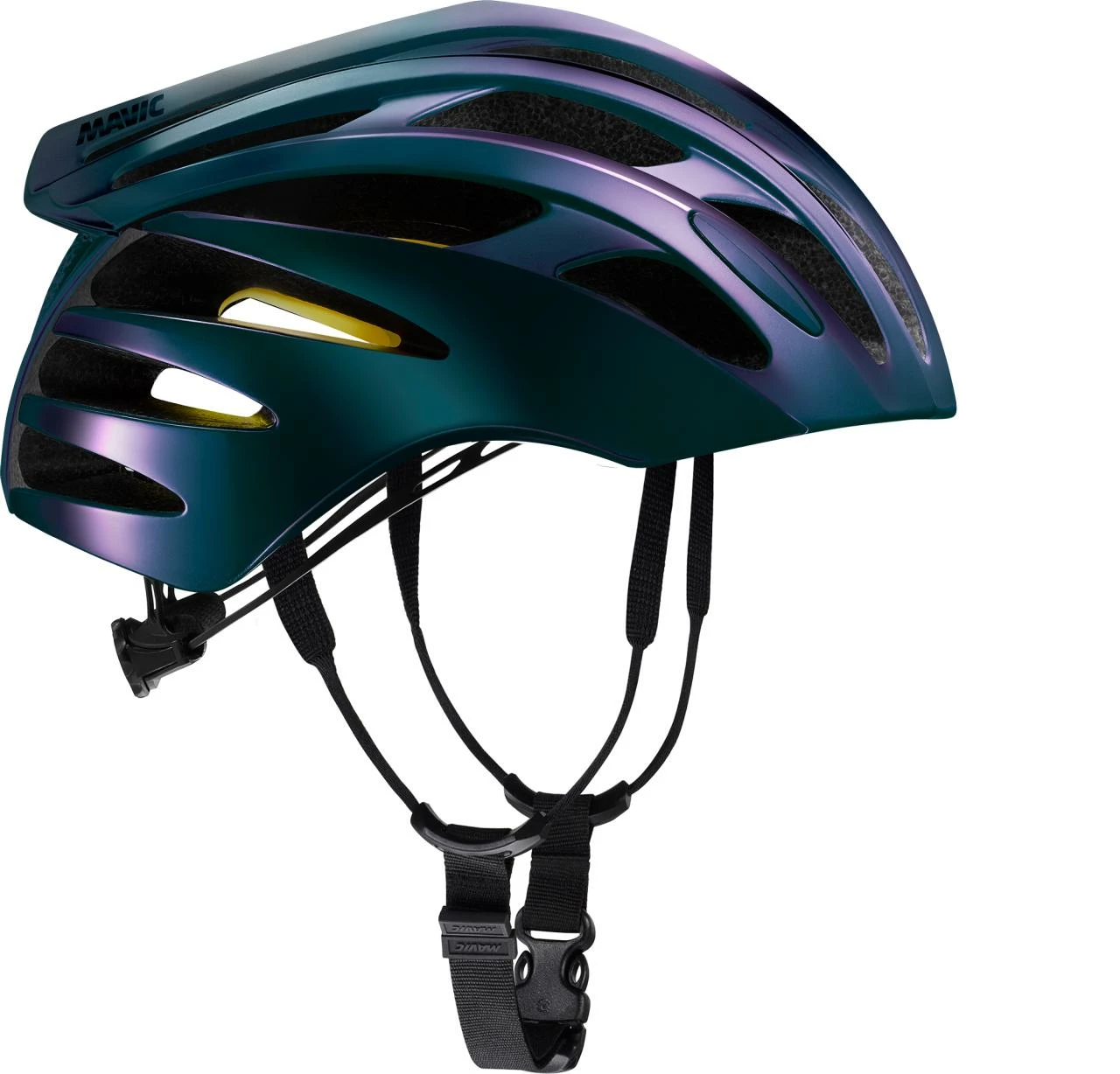 Mavic Syncro SL Mips Rennrad Fahrrad Helm Iridescent Grün/lila 2022 4 Mavic Syncro SL Mips Rennrad Fahrrad Helm Iridescent Grün/lila 2022 – Bild 2
