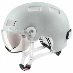 Uvex Rush Visor City Fahrrad Helm Matt Papyrus/grau 2022