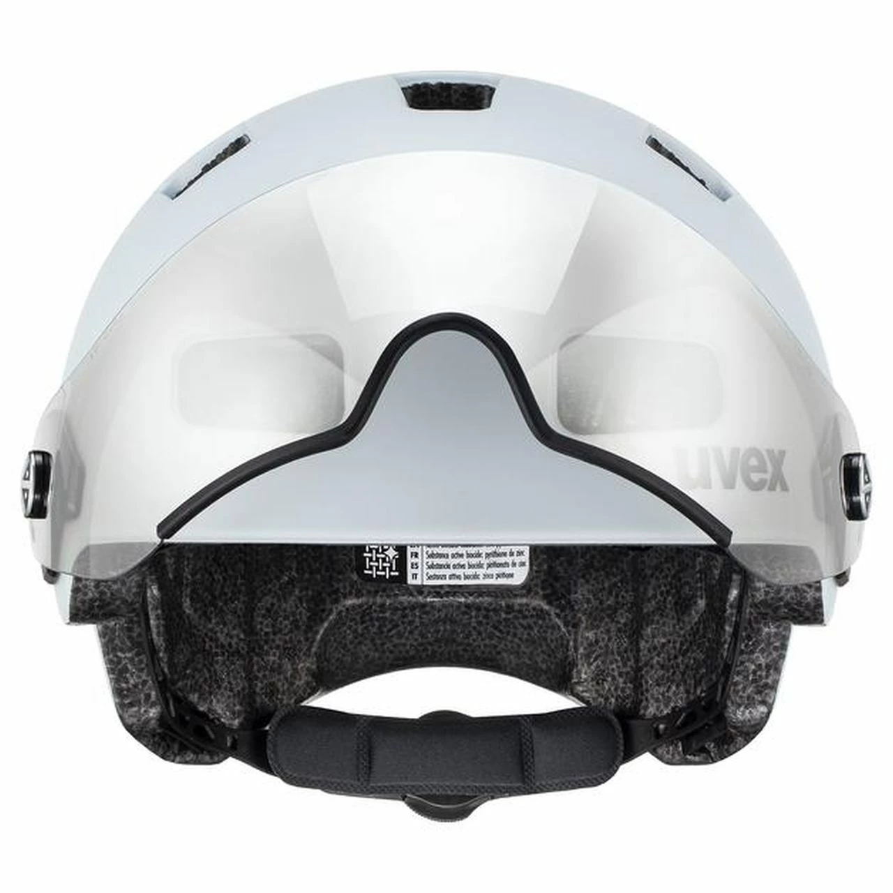 Uvex Rush Visor City Fahrrad Helm Matt Light Blau 2023 5 Uvex Rush Visor City Fahrrad Helm Matt Light Blau 2023 – Bild 3