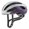 Uvex Rise CC Damen Rennrad Fahrrad Helm Matt Silberfarben/lila 2022 -Helme Mountainbike Verkäufe S41003402Main