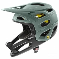 Uvex Revolt MIPS DH Fahrrad Helm Matt Grün/schwarz 2023