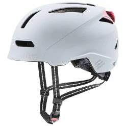 Uvex Urban Planet LED City Fahrrad Helm Matt Light Blau 2023 -Helme Mountainbike Verkäufe S41006502D1