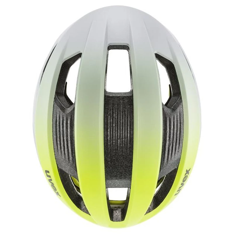 Uvex Rise CC Tocsen Rennrad Fahrrad Helm Matt Neon Gelb/silberfarben 2023 4 Uvex Rise CC Tocsen Rennrad Fahrrad Helm Matt Neon Gelb/silberfarben 2023 – Bild 2