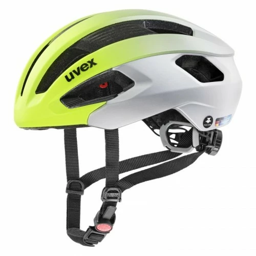 Uvex Rise CC Tocsen Rennrad Fahrrad Helm Matt Neon Gelb/silberfarben 2023 3 Uvex Rise CC Tocsen Rennrad Fahrrad Helm Matt Neon Gelb/silberfarben 2023
