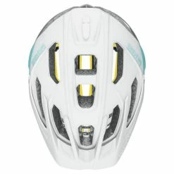 Uvex Quatro CC MIPS All Mountain Enduro MTB Fahrrad Helm Matt Weiß/blau 2022 -Helme Mountainbike Verkäufe S41061002A1