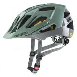 Uvex Quatro CC MIPS All Mountain Enduro MTB Fahrrad Helm Grau/orange 2023