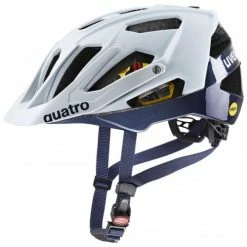 Uvex Quatro CC MIPS All Mountain Enduro MTB Fahrrad Helm Light Blau 2023