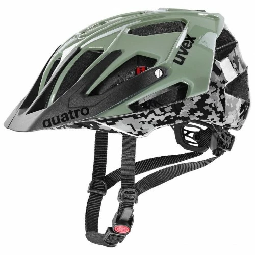 Uvex Quatro All Mountain MTB Fahrrad Helm Pixel Grün/schwarz 2022 3 Uvex Quatro All Mountain MTB Fahrrad Helm Pixel Grün/schwarz 2022
