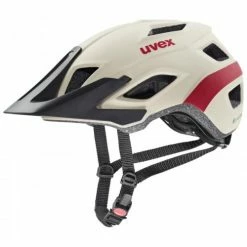 Uvex Access MTB Fahrrad Helm Matt Beige/rot 2022