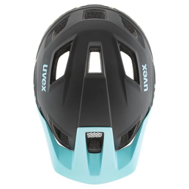 Uvex Access MTB Fahrrad Helm Matt Schwarz/blau/grün 2023 4 Uvex Access MTB Fahrrad Helm Matt Schwarz/blau/grün 2023 – Bild 2