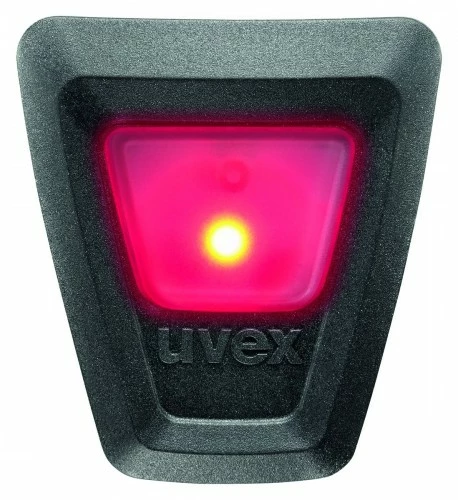 Uvex Plug-In LED Helm Blinklicht Rot Für Active Helm 3 Uvex Plug-In LED Helm Blinklicht Rot Für Active Helm